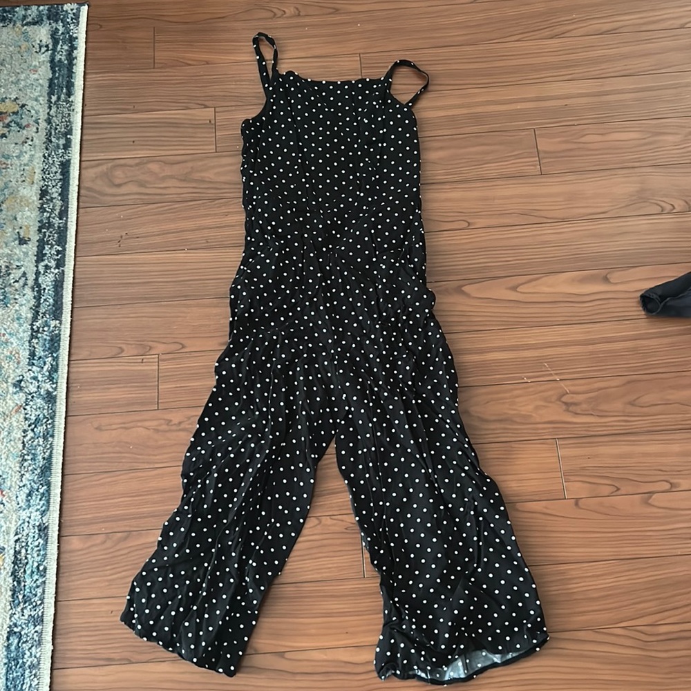 Black & White polka dot jumpsuit